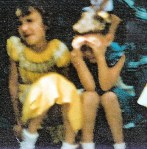 Cousin Bonnie and Me Am I hiding from Steve or is the sun in my eyes?